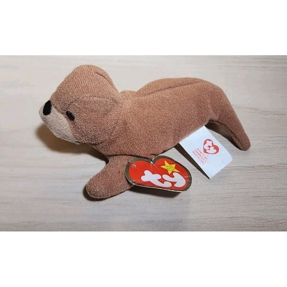 TY Teenie Beanie Babies * McDonalds Happy Meal Toy~ 'Tusk' The Walrus w/Tag